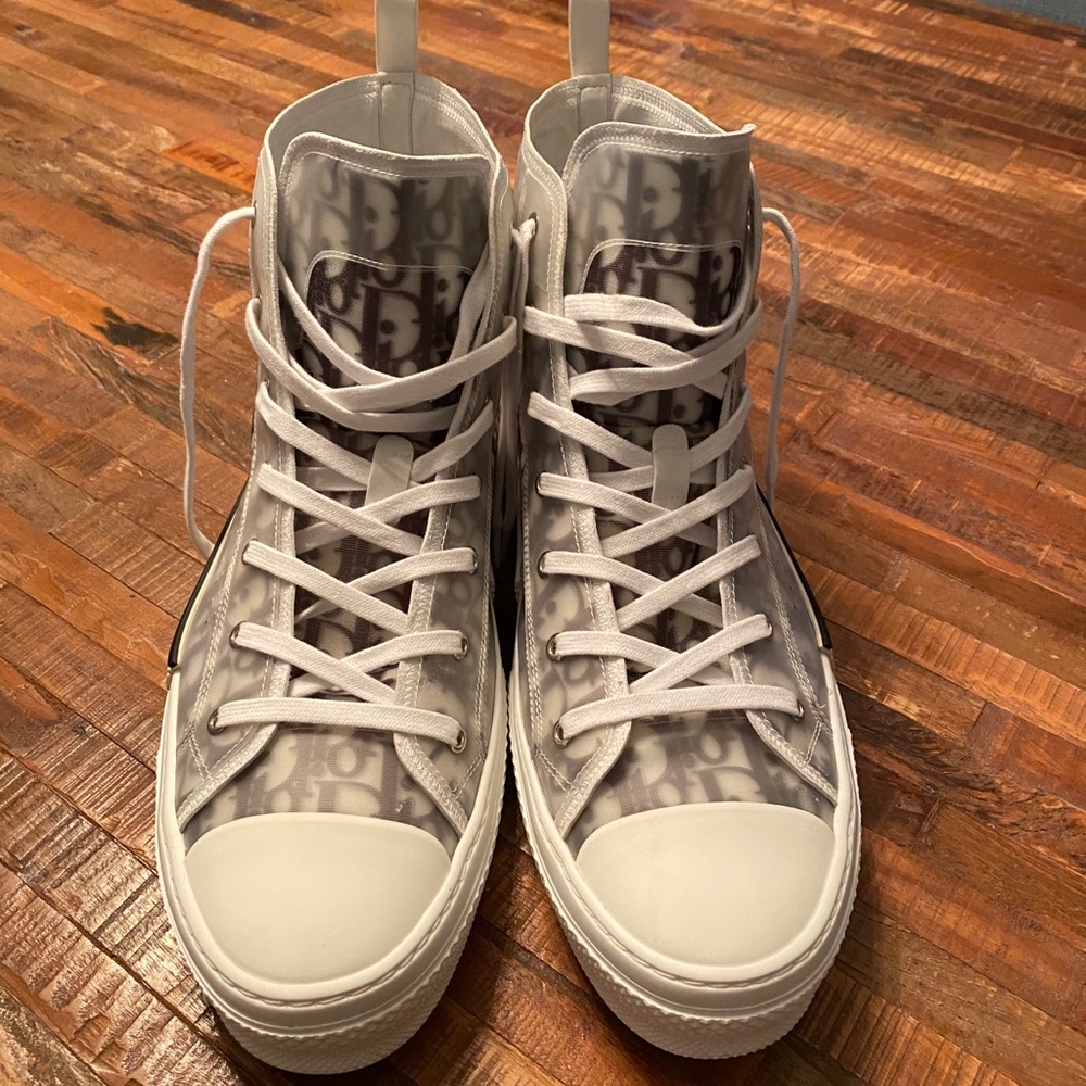 Dior B23 Hightop Logo Oblique